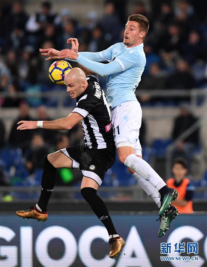 （体育）（4）足球——意甲：拉齐奥胜乌迪内斯