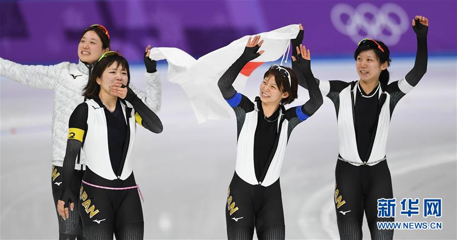 （冬奥会）（10）速度滑冰——女子团体追逐赛赛况
