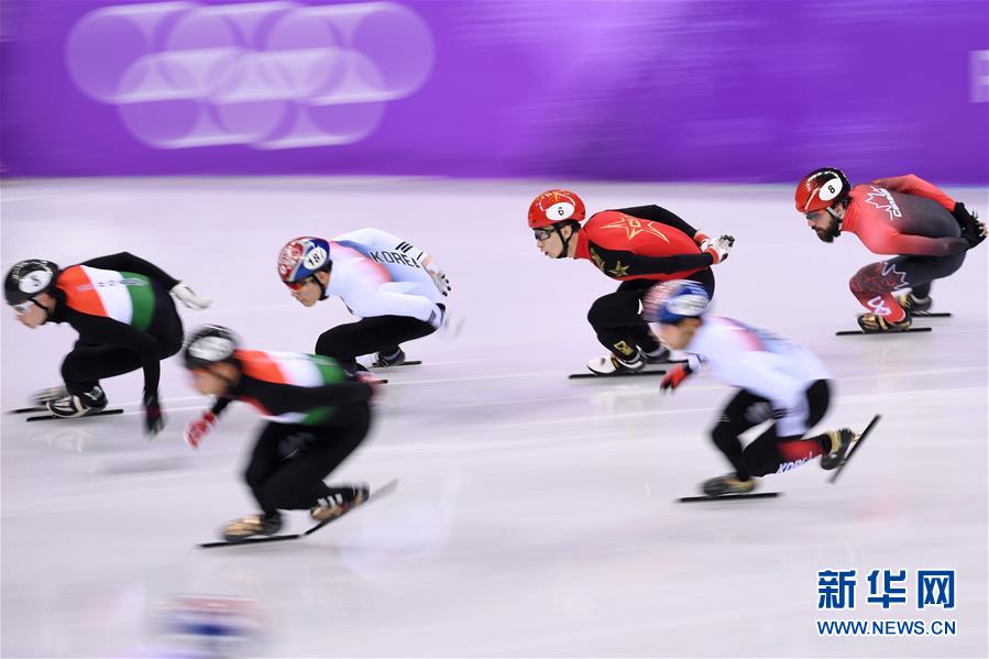 （冬奥会）（39）短道速滑——男子5000米接力：中国队获银牌