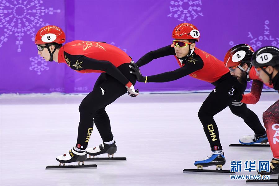 （冬奥会）（40）短道速滑——男子5000米接力：中国队获银牌