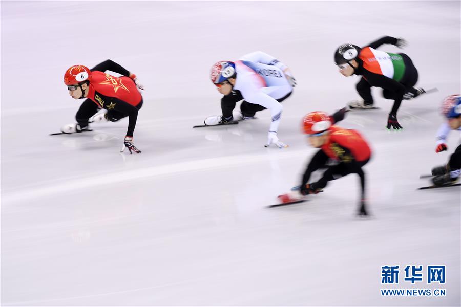 （冬奥会）（37）短道速滑——男子5000米接力：中国队获银牌