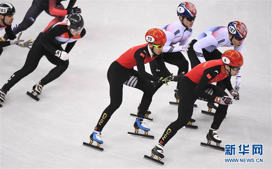 （冬奥会）（24）短道速滑——男子5000米接力：中国队获银牌