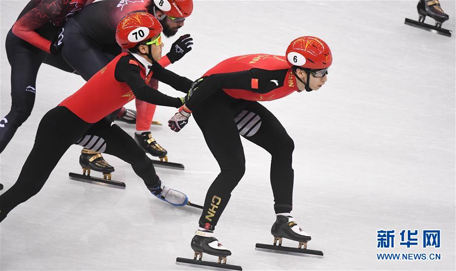 （冬奥会）（25）短道速滑——男子5000米接力：中国队获银牌