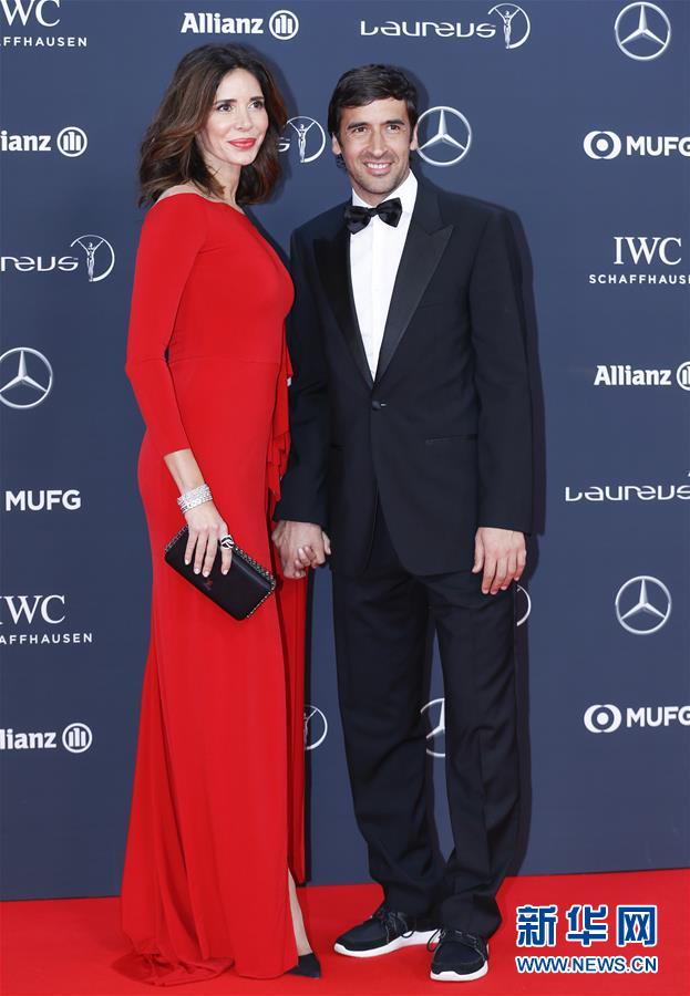 （体育）（8）群星闪耀2018年劳伦斯世界体育奖红毯