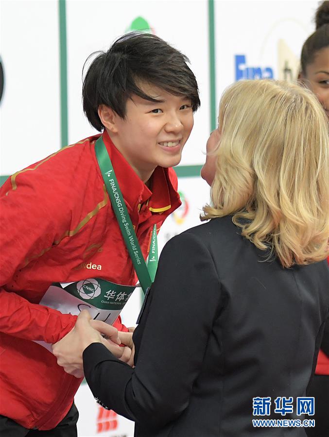 （体育）（2）跳水——国际泳联世界系列赛（北京站）：中国选手包揽女子三米板冠亚军 