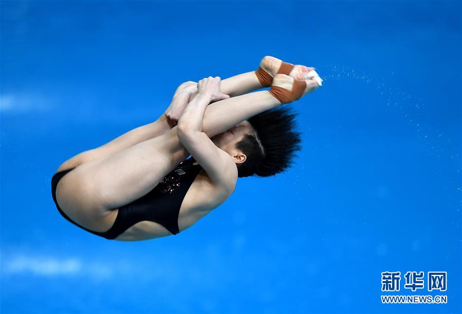 （体育）（3）跳水——国际泳联世界系列赛（北京站）：中国选手包揽女子三米板冠亚军 