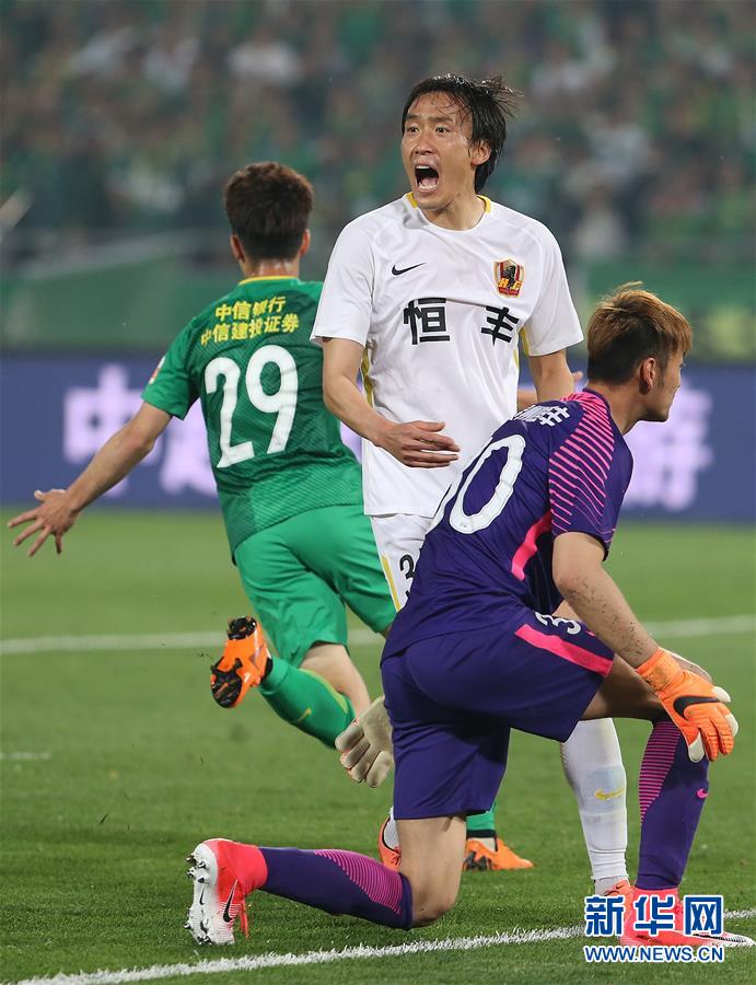 (体育)(12)足球——中超:北京国安胜贵州恒丰