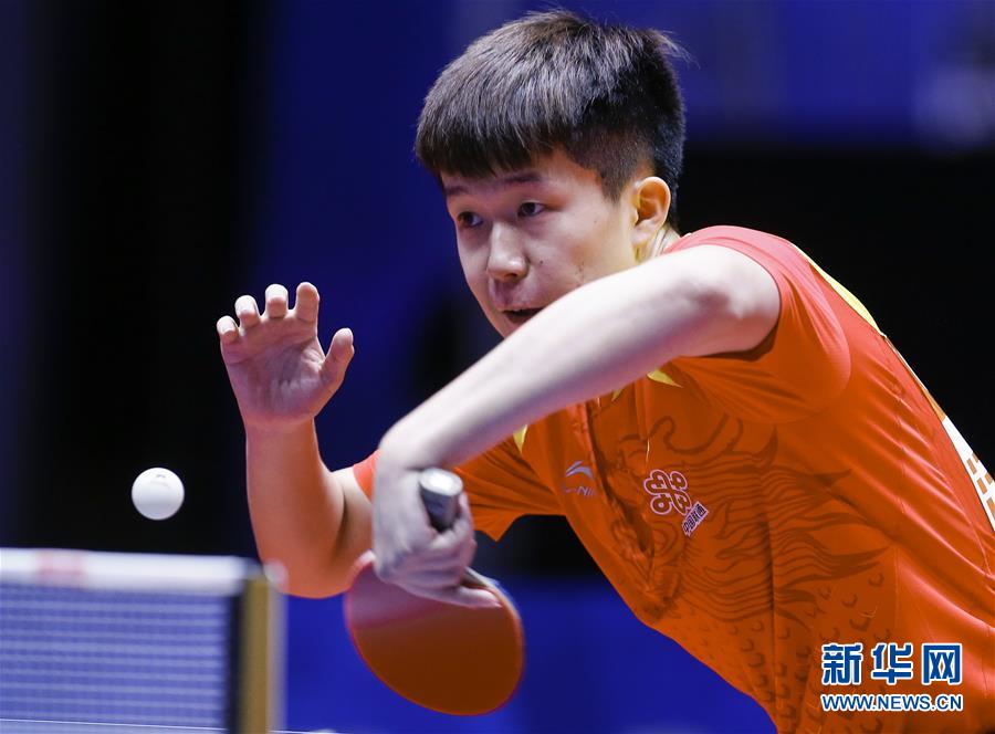 (体育)(9)乒乓球——世乒赛:中国男队小组赛首轮胜俄罗斯