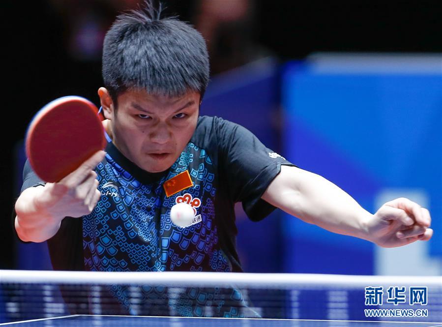 (体育)(1)乒乓球——世乒赛小组赛:中国男队胜捷克