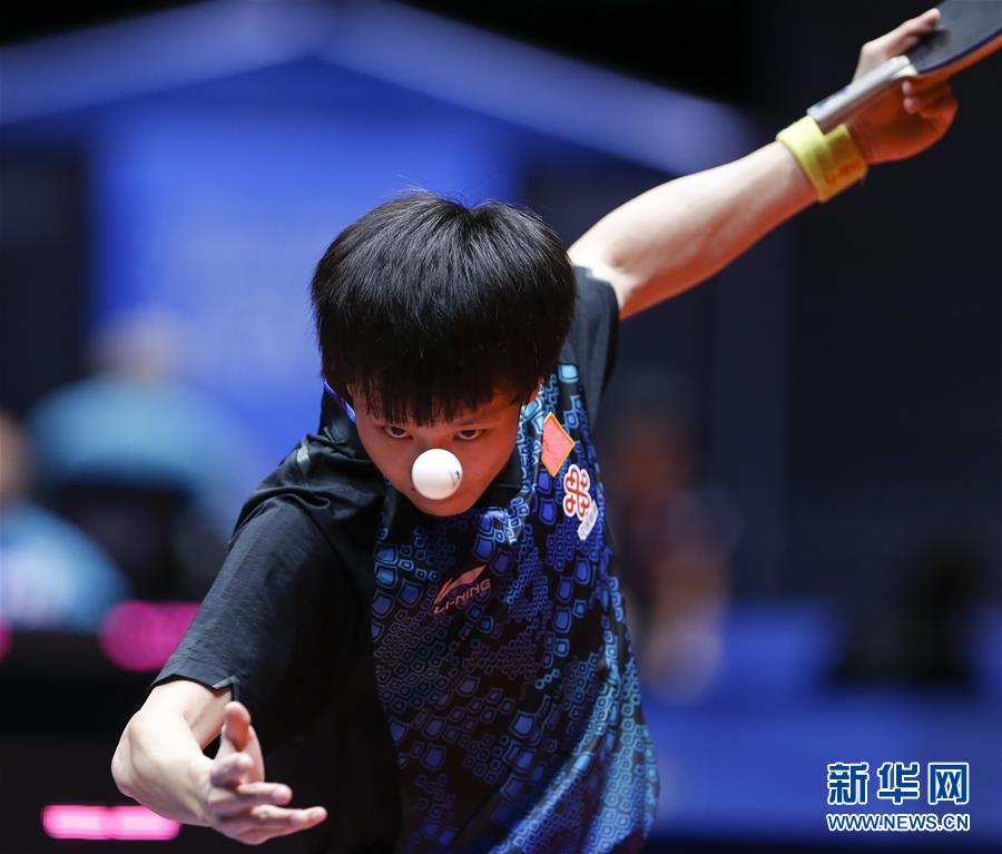 (体育)(10)乒乓球——世乒赛小组赛:中国男队胜捷克