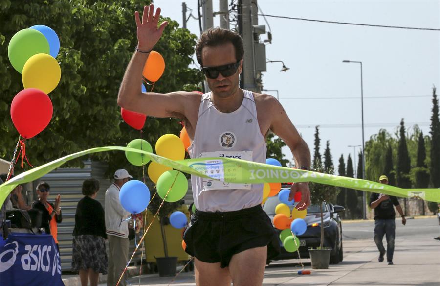 (体育)(2)马拉松——马拉松市举办第五届半程马拉松比赛