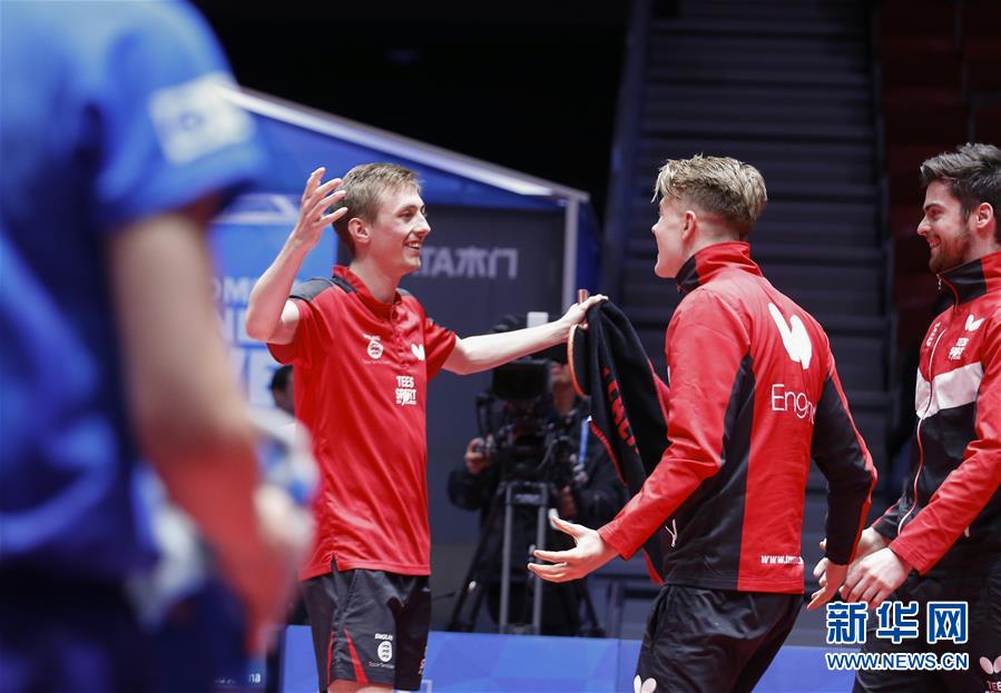 (体育)(1)乒乓球——世乒赛:英格兰胜日本