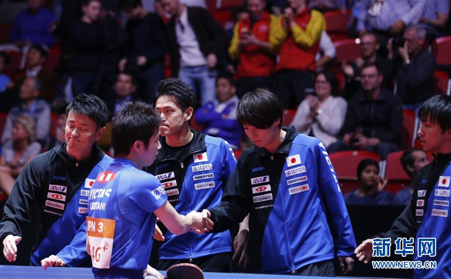 (体育)(12)乒乓球——世乒赛:英格兰胜日本