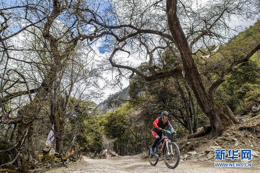 （体育）（3）第六届环巴松措国际山地自行车越野竞速赛开赛
