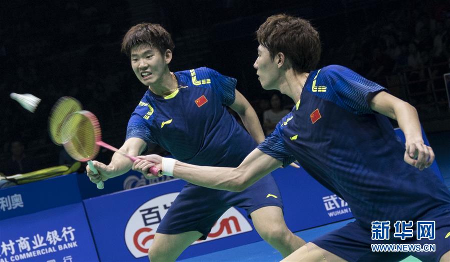 （体育）（8）羽毛球——亚锦赛：李俊慧/刘雨辰男双夺冠