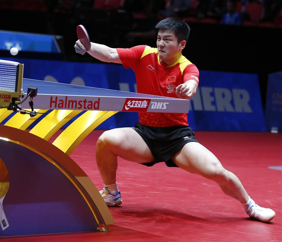 （体育）（3）乒乓球——世乒赛：中国男队挺进八强