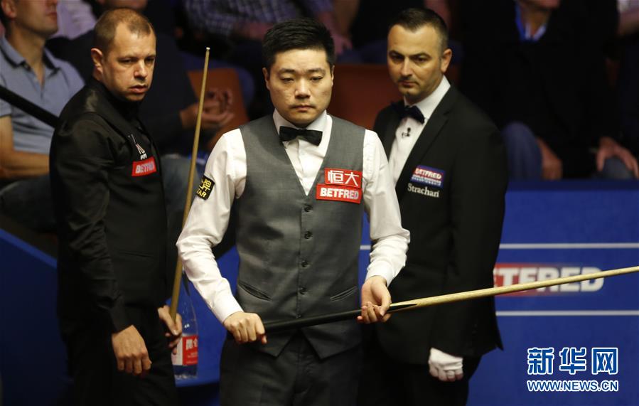 (体育)(5)斯诺克——丁俊晖无缘世锦赛四强
