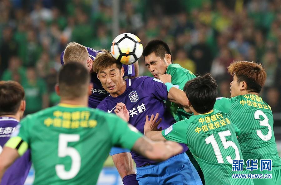 （体育）（1）足球——足协杯：北京国安胜天津泰达晋级八强