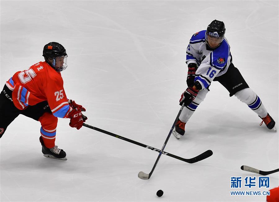 (体育)(1)冰球——全国锦标赛:重庆队胜河北承德队