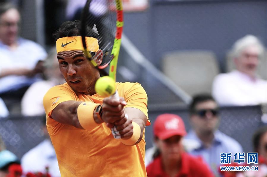 （体育）（6）网球——马德里公开赛：纳达尔战胜孟菲尔斯