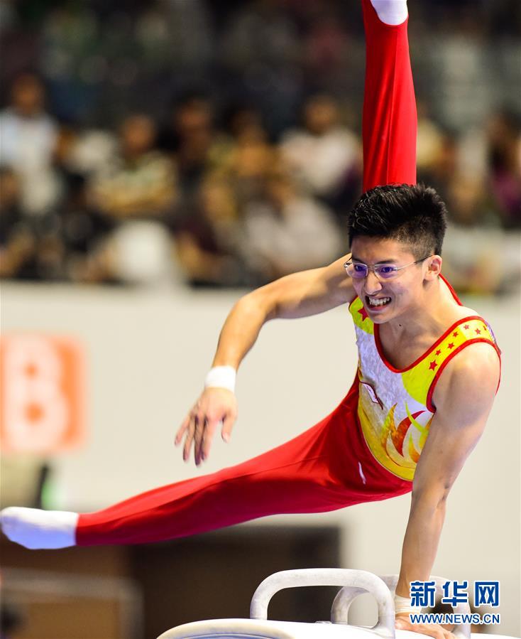 (体育)(5)体操——全国体操锦标赛男团决赛赛况