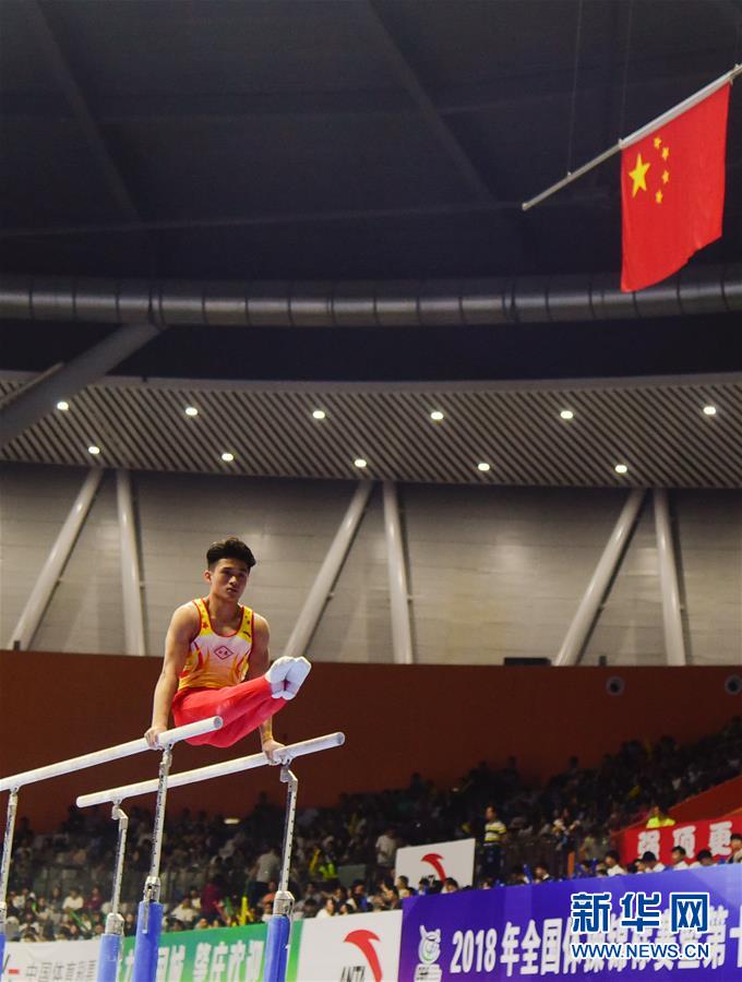 (体育)(7)体操——全国体操锦标赛男团决赛赛况