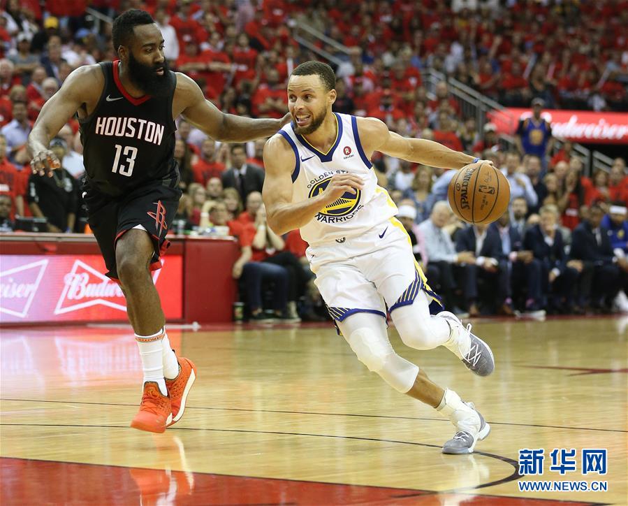 （体育）（4）篮球——NBA西部决赛第二场：火箭胜勇士
