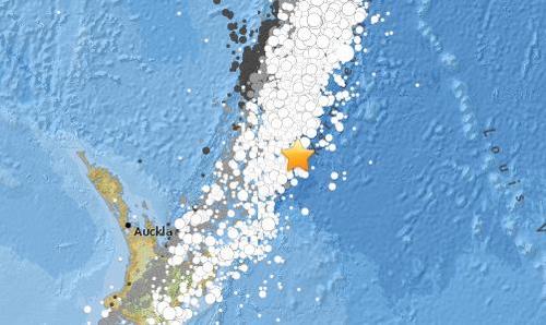 新西兰克马德克群岛发生6.2级地震震源深度10公里