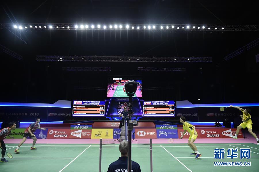（体育）（8）羽毛球——汤姆斯杯：中国队晋级决赛