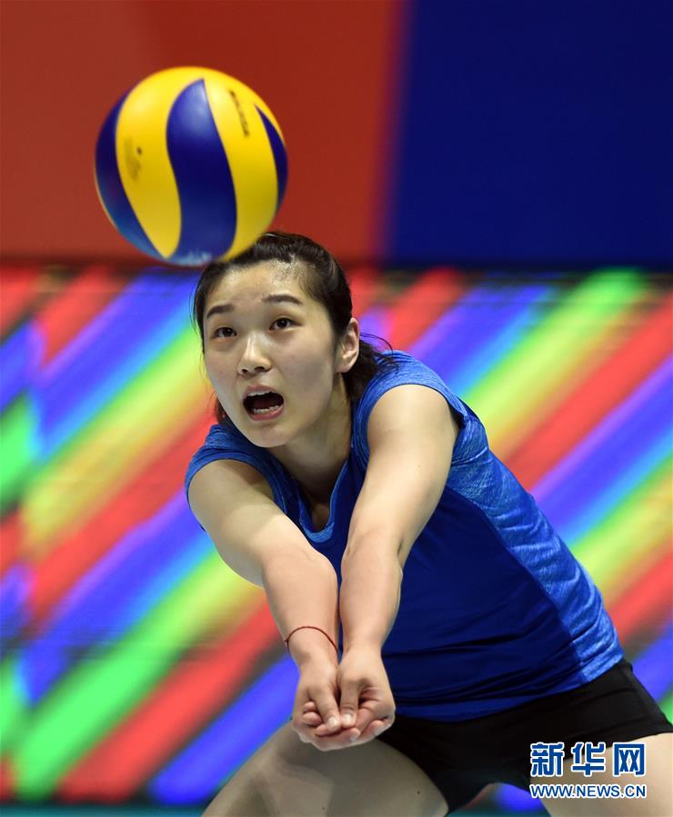 （体育）（2）排球——世界女排联赛香港站：中国队备战