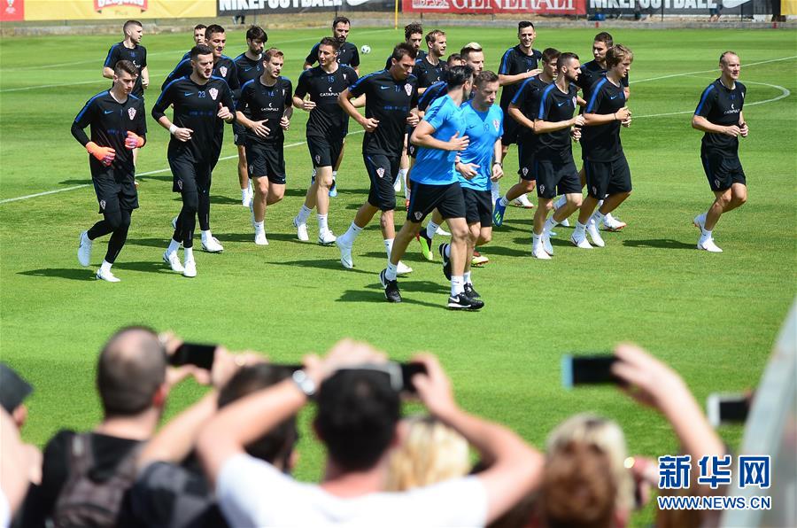 （体育）（1）足球——克罗地亚队备战俄罗斯世界杯
