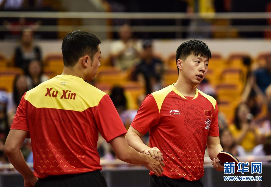 （体育）（1）乒乓球——中国公开赛：马龙/许昕晋级