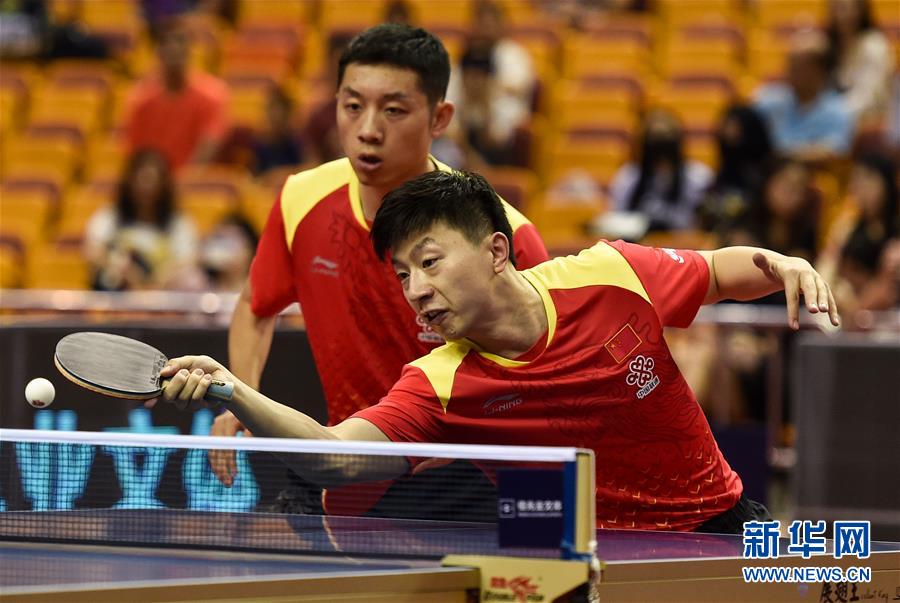（体育）（2）乒乓球——中国公开赛：马龙/许昕晋级