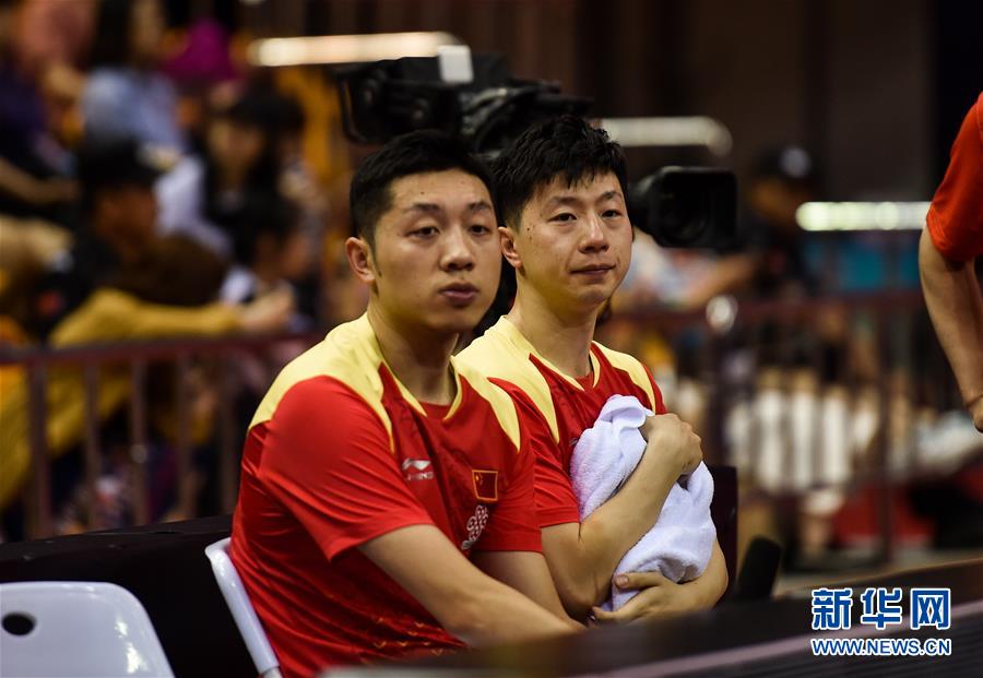 （体育）（7）乒乓球——中国公开赛：马龙/许昕晋级