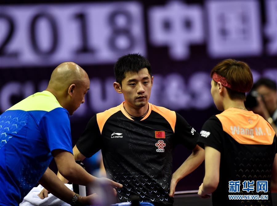 （体育）（5）乒乓球——中国公开赛：张继科/王曼昱晋级