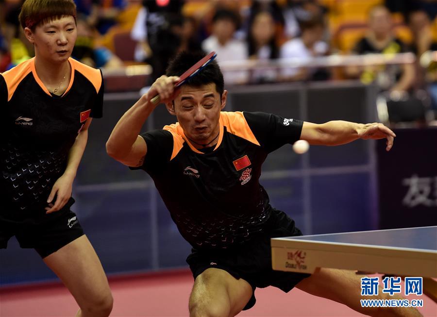 （体育）（6）乒乓球——中国公开赛：张继科/王曼昱晋级