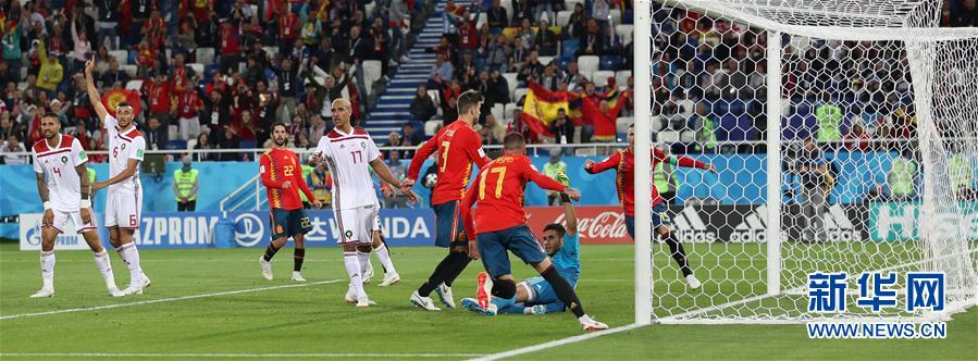 （世界杯）（4）足球——B组：西班牙队阿斯帕斯破门