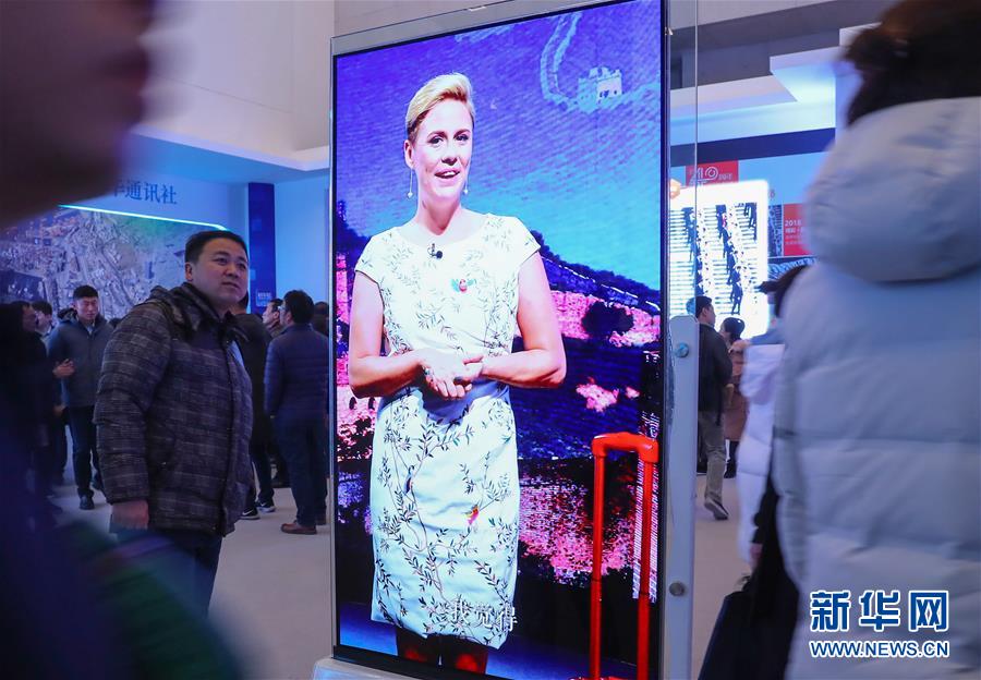（社会）（8）“伟大的变革——庆祝改革开放40周年大型展览”新华社展区受关注