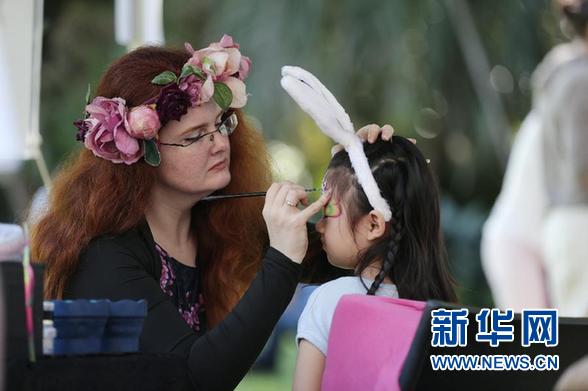 悉尼皇家植物园举行游园活动欢庆复活节