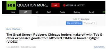 趁火打劫！芝加哥货运火车被劫，示威者“抱走”数台彩电