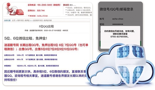 腾讯收到因租借微信、QQ账号产生的封号申诉超万例——租借微信、QQ账号存重大安全隐患