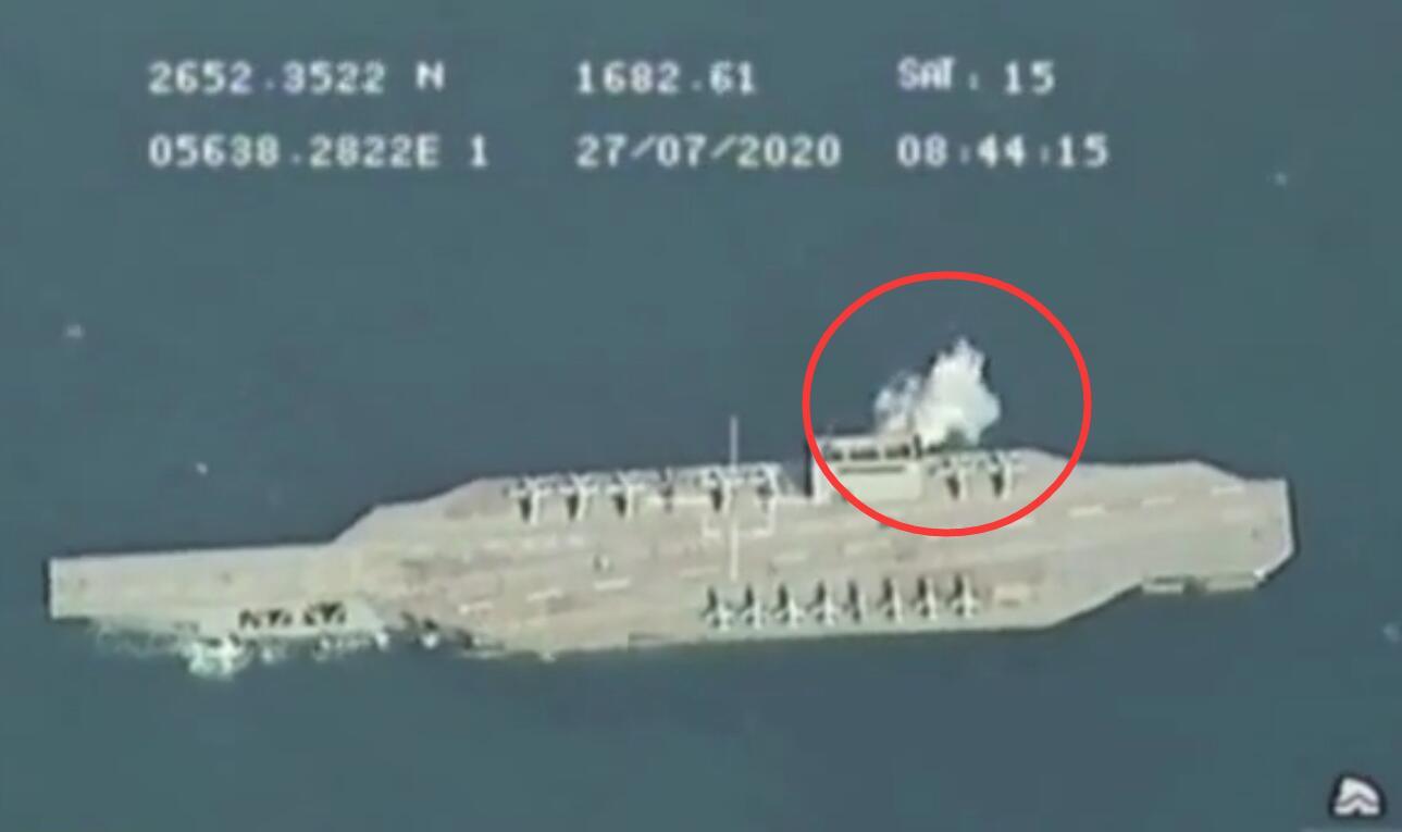 伊朗演练攻击“美国航母”：导弹击中后派快艇围住 特种部队索降登舰