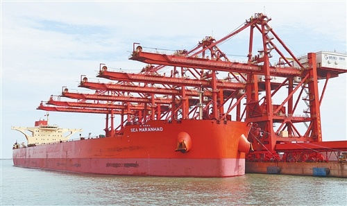 烟台港40万吨级 码头正式投用