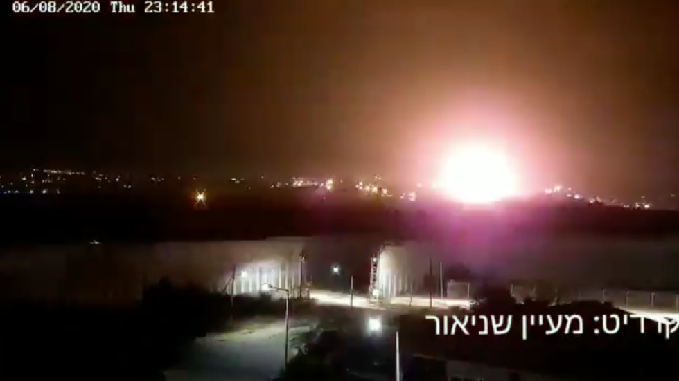 “气球炸弹”飞向以色列后 以军空袭加沙地带哈马斯目标