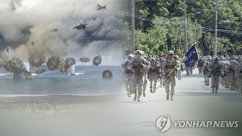 韩美例行联合指挥所演习启动 此前因有人感染新冠而推迟