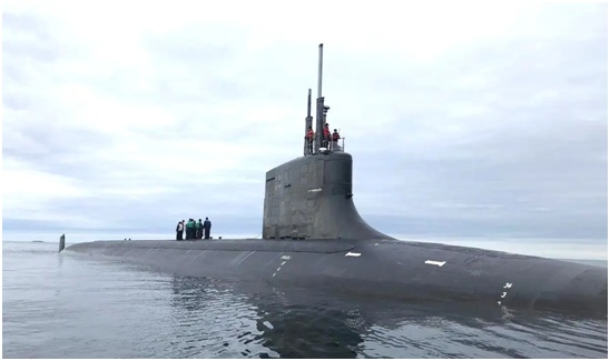 美国最机密潜艇五年来首次公开现身 位置离俄罗斯很近