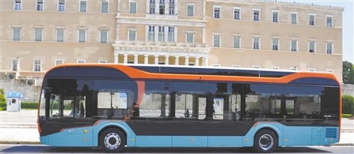 比亚迪电动客车在雅典试运行