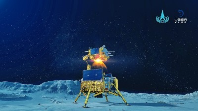 嫦娥五号携带月壤起飞实现我国首次地外天体起飞