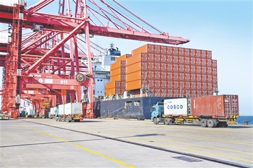 连云港港货物吞吐量持续增长