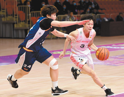 中国女子篮球联赛内蒙古队夺得冠军